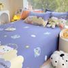 Sábana de Sarga Gruesa de Una Pieza Simple 1.5 Doble Estudiante 1.2 m Individual Dormitorio Ropa de Cama para el Hogar en Otoño e Invierno