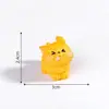 Fofa estatueta de cachorrinho cartoon, decoração DIY, acessório de cápsula surpresa, ornamento para carro ou mesa em miniatura