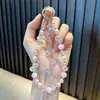Cadena para Teléfono Móvil con Cuentas Love Cadena Colgante para Bolso con Lazo de Cristal Lanyard de Perlas para Teléfono Móvil Regalo Pequeño Venta al por Mayor