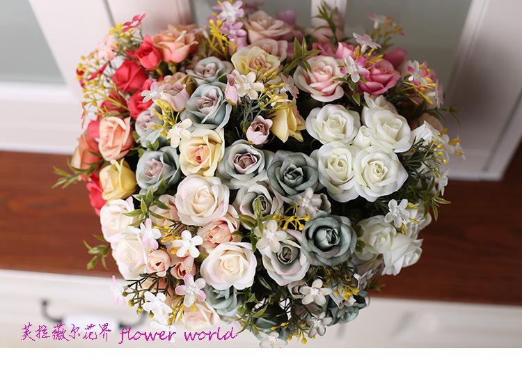 仿真婚礼现场绢花