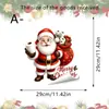 Série de Natal Desenho Animado Boneco de Neve Rena Adesivos de Banheiro Decoração de Cena de Banheiro Adesivos Decorativos Autoadesivos