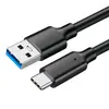 Línea de carga TyPEC 2A línea de carga para teléfono móvil Android tipo-c con protección ambiental USB carga rápida línea de datos al por mayor