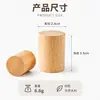 Tapas de madera natural de alta gama hechas de madera de haya y nogal, tapas para cabezal de spray de 15 dientes, adecuadas para tapas de botellas de perfume de madera maciza