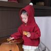 Sudadera Gruesa con Capucha de Invierno para Bebé Ropa de Otoño e Invierno para Bebé Estilo Coreano Ropa Infantil Ropa de Año Nuevo Traje de Forro Polar Navideño para Niña