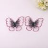 Hot Hot acessórios de vestuário diy artesanal Spot 6 cm cor ouro malha decorativa bordado borboleta pano adesivos