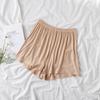 Pantalones holgados de tres piezas para casa de niñas nuevos, color sólido, cómodos, transpirables, elásticos, ropa exterior simple de modal básico, shorts