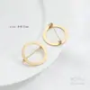 Broche Recortado Banhado a Ouro 14K Corsage DIY Feito à Mão Insígnia Acessórios de Joia Semi-Acabados Broche de Liga Base Bruta Atacado