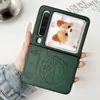 Adecuado para Huawei Purax Anillo de Dibujos Animados Cuero Creativo Huawei P50 Pocket 80% de descuento Pantalla Apilada Funda para Teléfono Móvil Dura