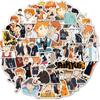 50 Stickers de Voleibol para Fundas de Teléfono, Stickers para Laptop, Stickers para Botella de Agua, Stickers para Agenda, Stickers para Patineta, Stickers Estilo Anime Japonés