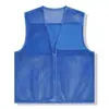 Colete de voluntário em malha de rede, roupa de trabalho em malha, personalizável com logo e texto, camiseta promocional, colete de voluntário