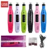 Pulidor de Uñas Tipo Pluma Mini Enchufable Herramienta de Manicura Pulido de Uñas Portátil Pulidor de Uñas Fabricante Venta al por Mayor