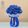 Casamento Estilo Ocidental Hortênsia Hotel Arranjo de Flores Dia de Ano Novo Dia dos Namorados Branco Romântico Buquê para o Amor Supremo Feito à Mão Atacado