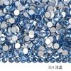 Rhinestone de vidro redondo DIY broca de unha joia capa de celular acessórios cristal de vidro rhinestone diamante plano imitação Diamante Austríaco