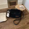 Bolsa de Lona Jeans Lavado Estilo Japonês Ins Hong Kong Retrô Bolsa de Ombro Transversal Artística Estudante Moda de Rua para Meninas