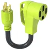 Enchufe Macho Auto-Bloqueante L14-30P a Cable para Equipo de Exterior 14-50R Adecuado para Remolque de RV, Autocaravana, Cobre