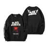 Moletom Cross-Border Black Sabbath Banda de Rock Gola Redonda com Capuz Tamanho S Escuro Europeu