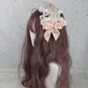 Estilo Japonês Menina Suave Lolita Faixa de Cabelo Grampo de Cabelo com Renda lolita Doce Diário Versátil kc Acessório de Cabeça com Laço Faixa de Cabelo