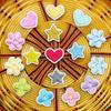 Pegatinas autoadhesivas de amor para bordar, accesorios para ropa, pegatinas de tela bordadas, sellos de bordado de estrella de cinco puntas, parches adhesivos DIY