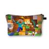 Bolsa cosmética de Minecraft más vendida, bolsa de almacenamiento portátil de gran capacidad para niños, linda bolsa de aseo, cantidad mínima de pedido de una pieza