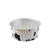 Taza de papel de aluminio grueso para hornear, taza para pudín de pastel de durián, 125 ml, molde redondo para hornear, taza de la Bella Nieve