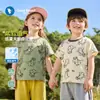 Camiseta Casual de Manga Corta para Niños con Estampado de Bebé Vestido de Verano para Niñas Bebé Niños Camiseta Casual de Manga Corta Camiseta de Verano