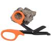 Regulaciones militares para paramédicos, tijeras multifuncionales EDC de supervivencia al aire libre, equipo de supervivencia en la naturaleza con dientes, tijeras de rescate