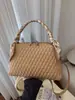 Bolso de Mujer Bordado Exquisito de Moda Transfronteriza, Nuevo Bolso de Mano de Bufanda de Seda de Moda, Bolso tipo Concha de Gran Capacidad, Bolso Cruzado de Hombro Único