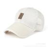Nueva Gorra de Red Simple Estilo Coreano Casual para Pesca al Aire Libre Visera Gorra de Béisbol de Red Visera Protector Solar Transpirable para Hombres