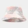 Novo Chapéu de Pescador de Lã de Imitação da Amazon, Engrossado, Moderno, Casual, Protetor Solar para Exterior e Chapéu Quente para Mulheres, Chapéu Bucket Versátil