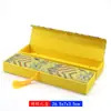 Caja de Regalo Caja Vacía Cuadrada Rectangular Antigua China Joyería Collar Bolsita Abanico Caja de Embalaje