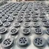 Carro minero de una rueda para vía minera, rueda única sólida, llanta de un solo lado, piezas de rueda de carro minero de acero fundido, fabricante, en stock