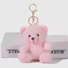 Llavero de Muñeco Oso de Peluche de Dibujos Animados Colgante para Bolso Creativo Funda para Teléfono Móvil Accesorios de Joyería Colgante para Bolsa de Muñeca
