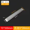 Venta al por mayor de fábrica Malla Rectangular Transpirable de Aleación de Aluminio de 70 mm para Refrigeración de Gabinetes Malla Transpirable Armario Zapatero Agujero de Ventilación