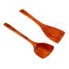 Conjunto de Espátulas de Madeira para Casa Espátula de Cabo Longo Especial para Frigideira Antiaderente Espátula de Cozinha Colher de Sopa Grande Espátula de Arroz Venda por Atacado Cozinha