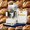 Batedeira de Massa 200L/260L/300L, Batedeira de Massa com Cuba Basculante, Ação Dupla, Duas Velocidades, Batedeira de Massa com 3/4/5 Cubas