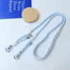 Huayang Cuerda para Teléfono Tejida a Mano de Color Sólido Simple, Cuerda Antiperdida para Deportes al Aire Libre, Correa Larga Ajustable para Botella de Agua