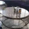 Mesa de centro de acero inoxidable fabricantes de herrajes para muebles de hotel con tablero de mármol latón ensalada minimalista moderno