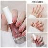 Esmalte de Uñas Nuevo Esmalte de Uñas Desprendible Sin Horneado Base Agua Sin Olor Aceite Iluminador Esmalte de Uñas Transparente Primavera y Verano