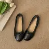 Primer Encuentro Temporada Frijol Frijol Zapatos Mujer 2026 Nuevos Franceses Aumento de Altura Interior Moño Punta Redonda Ballet Mary Jane Zapatos de Mujer Suaves