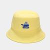 Sombrero de Moda para Mujer Estilo Coreano Nuevo Color Macaron Ballena de Dibujos Animados Sombrero de Pescador para Hombre Verano para Exterior Estudiante Sombrero para el Sol