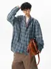 Camisa Ligera con Capucha a Cuadros para Protección Solar para Hombres y Mujeres 2026 Verano Nueva Marca de Moda Chaqueta Casual Holgada para Parejas