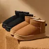 Botas de Nieve Lidani para Adultos para Mujer 2025 Nuevos Zapatos de Algodón Cálidos Antideslizantes Engrosados de Terciopelo para Interiores y Exteriores para Mujer