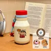 Nueva taza de leche aislada de acero inoxidable 316, linda y portátil, perfecta para estudiantes, sin importar la temporada