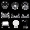 Soporte de Exhibición para Pulseras de Acrílico Soporte para Accesorios de Joyería de Cristal y Jade Soporte para Pulseras con Cuentas Base de Soporte para Accesorios