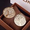 Nuevos Aretes de Moda de Venta Caliente, Elementos Populares, Aretes Esmerilados de Árbol Hueco para Mujer Fabricante Mayorista