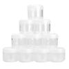 Frasco de Creme Preto 20g Tamanho de Teste Frasco de Creme Facial 20g Sub-frasco para Cera de Cabelo Frasco Amostra para Máscara Facial Caixa para Creme/Medicamento