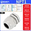 Hongjin Pa66 Nylon Cable Retardante de Llama Ecológico Tuerca de Bloqueo Nacional Rosca Americana NPT Conector Impermeable Doble Cabeza