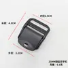 Fivela de Cinto com Tampa Flip-Top para Escada, Fita Antiderrapante Trapezoidal, 20-25mm, Fivela para Bagagem, Fornecimento Direto da Fábrica, Fivela Trapezoidal Flip-Top
