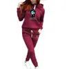 Otoño e invierno 2022 nuevo traje deportivo de forro polar estampado de amor moda europea y americana para mujer ebay AliExpress wish mujeres