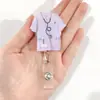 Novo Estilo de Uniforme de Enfermeira Pingente de Carro Fivela de Fácil Puxar Chaveiro Decorativo de Acrílico Acessórios de Joia Presente
